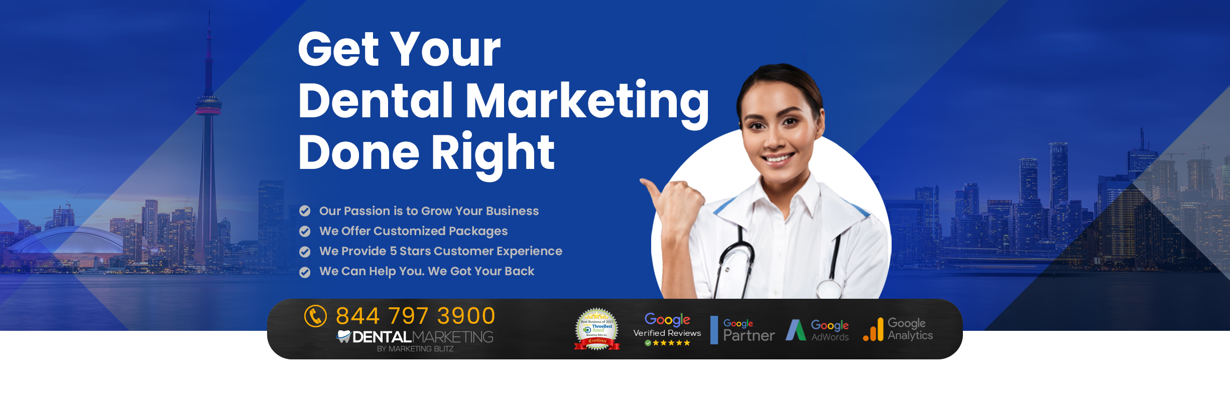 Dental Marketing Experts - Homepage Banner