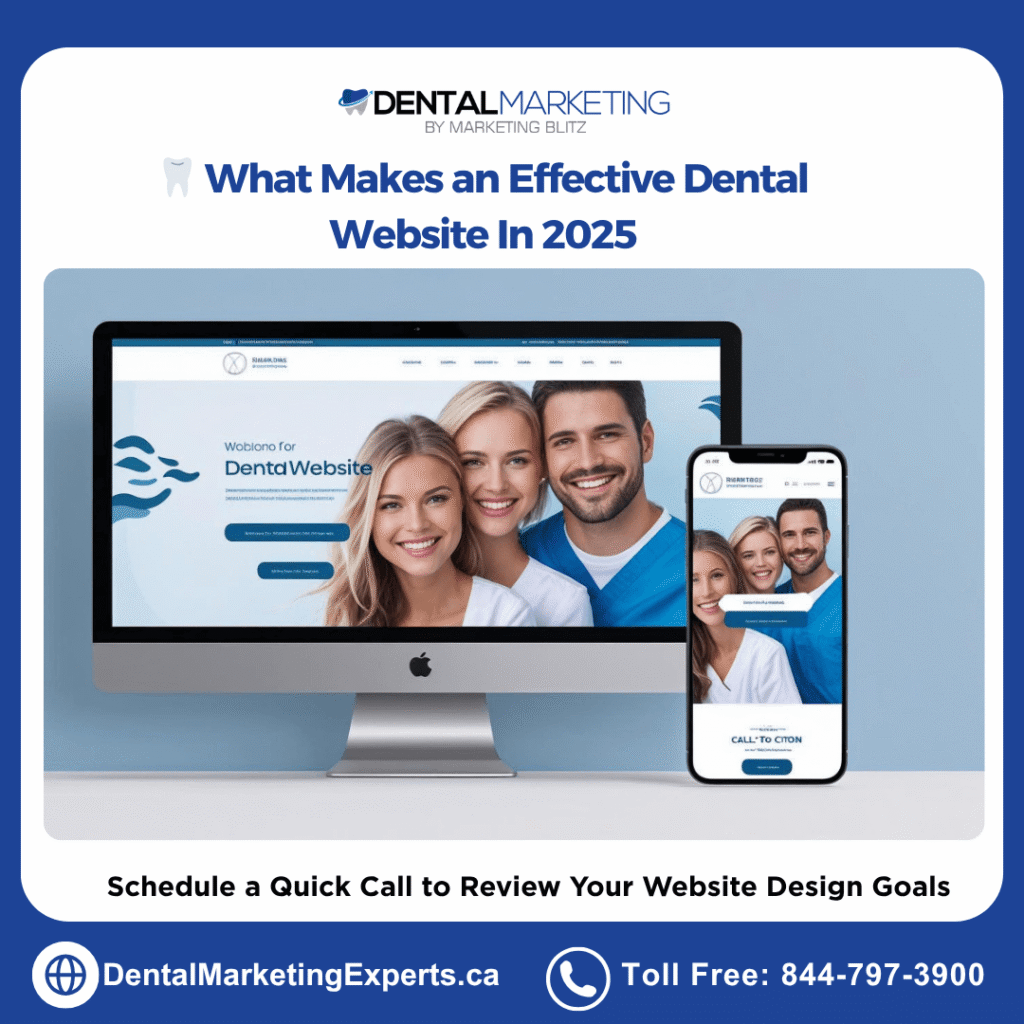 What Makes an Effective Dental Web design In 2025