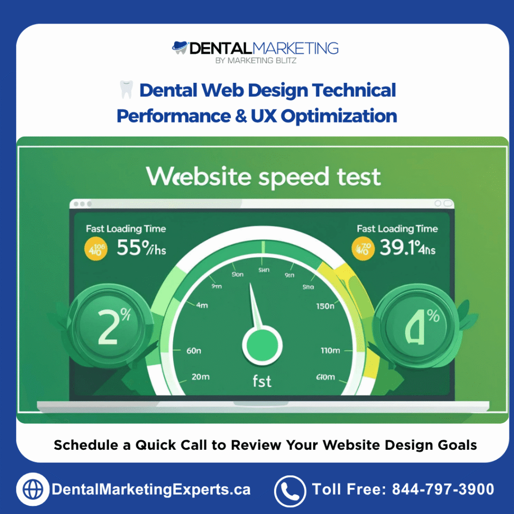 dental web design - Technical Performance & UX Optimization