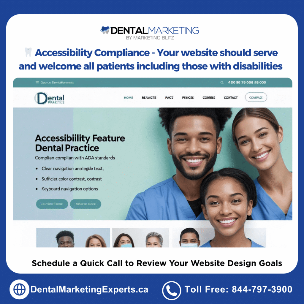 dental web design - accessibility for all patients