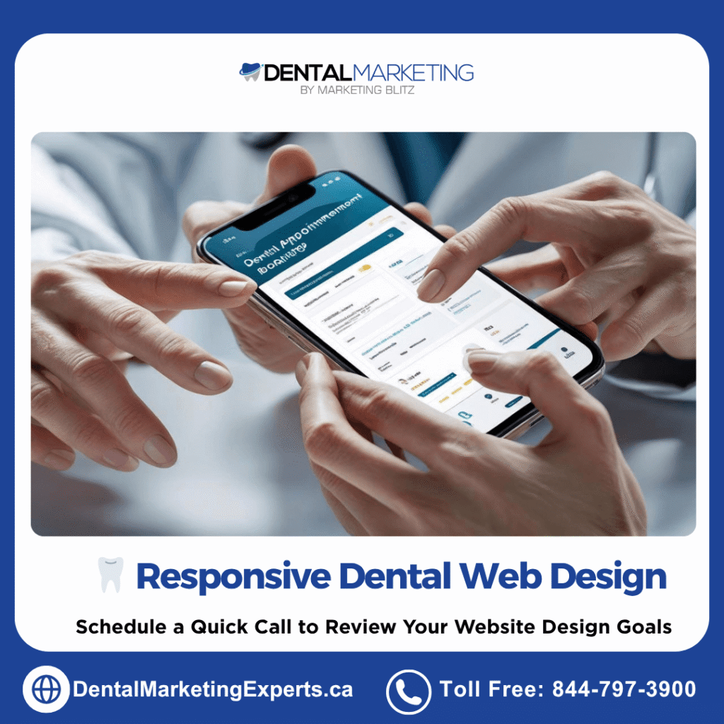 dental web design appointment book