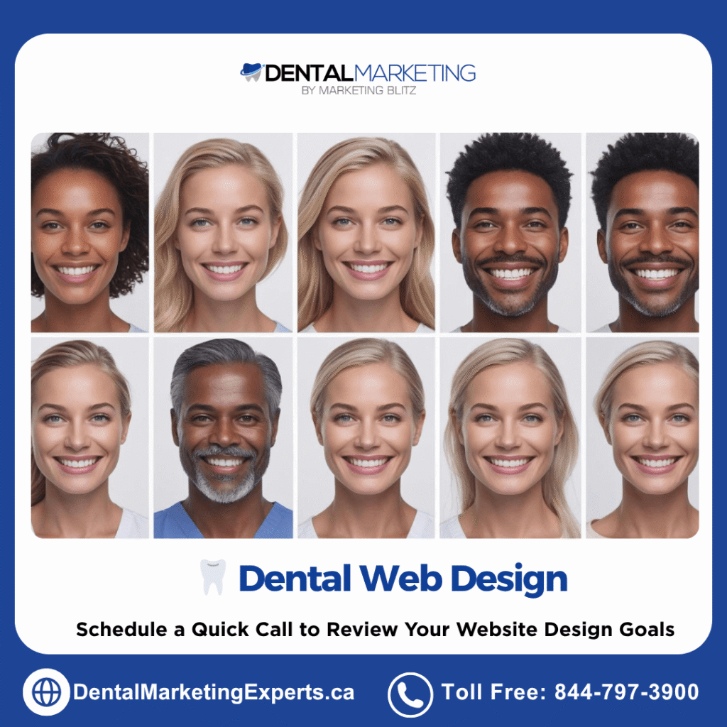 dental web design - before and after photos