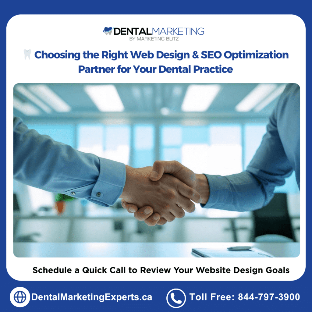 dental web design - choosing the right web design partner