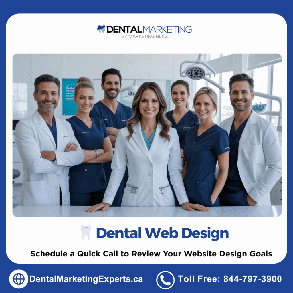 dental website design team photo