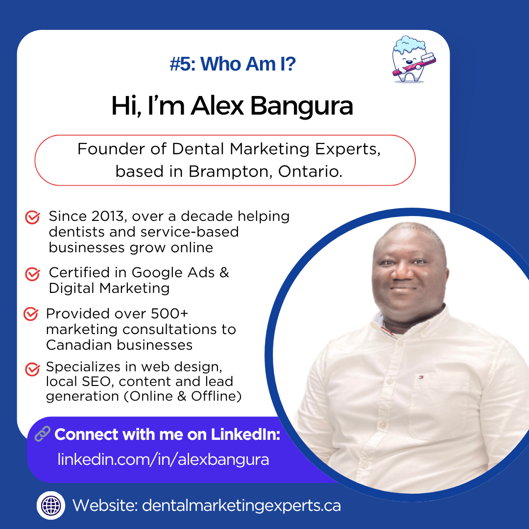 Meet Alex Bangura, dental marketing expert