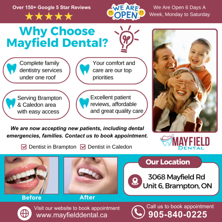 Dentist in Brampton Mayfield Dental Clinic
