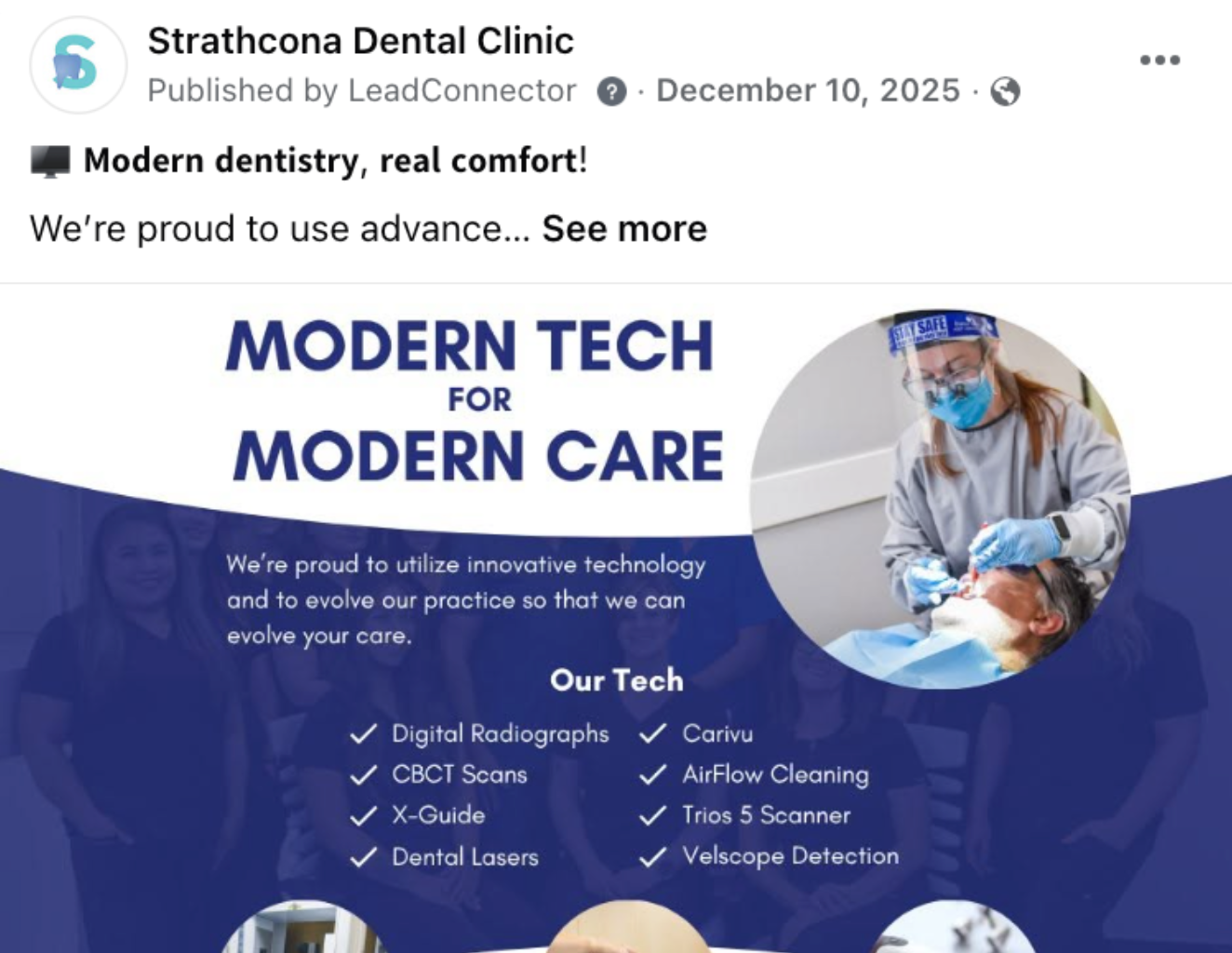 social media case study Strathcona dental 6